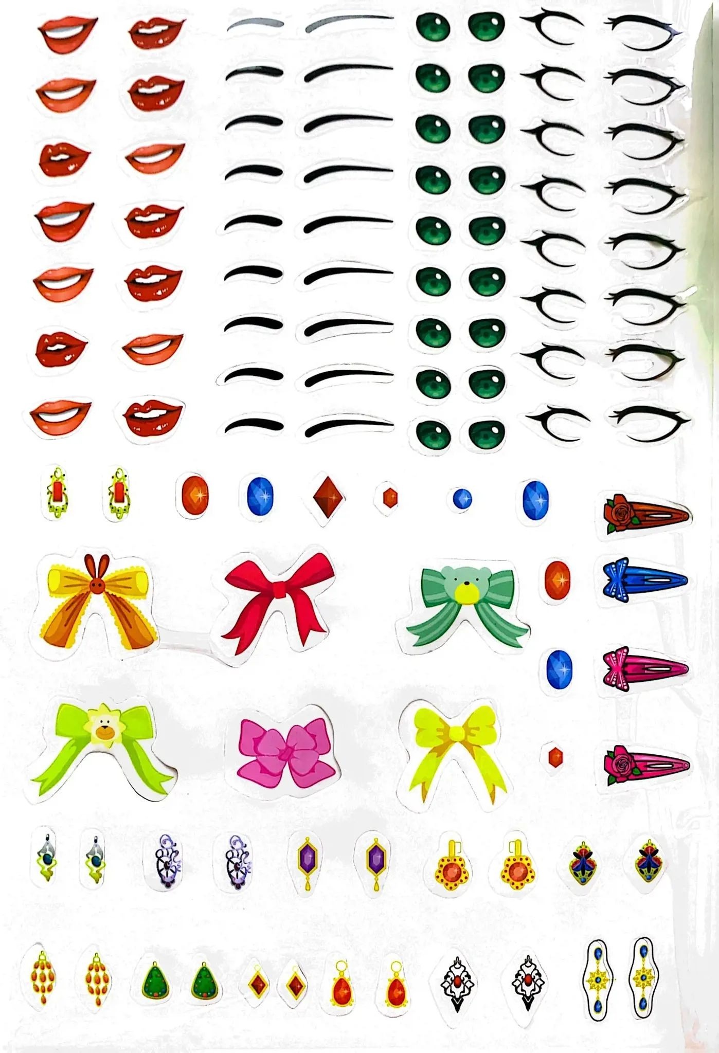 Bộ Tủ Sách Trang Điểm - Thần Tượng K-Pop - Tập 5 - Sticker Hình Dán Trong Suốt - Ảnh 3