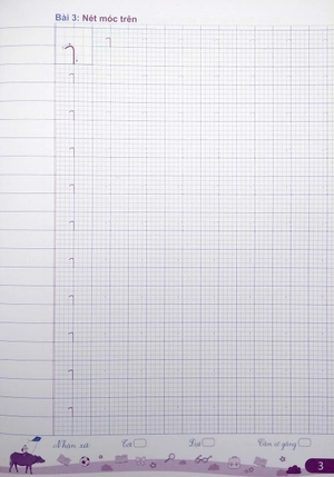 bộ tự tin vào lớp 1 - bước đầu tập viết quyển 1: nét cơ bản, chữ số và dấu (tái bản) - Ảnh 6