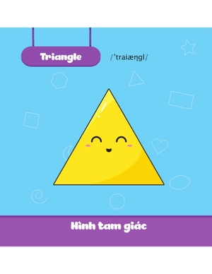bộ từ vựng song ngữ việt anh cuốn 2: hình khối và đồ vật - Ảnh 2