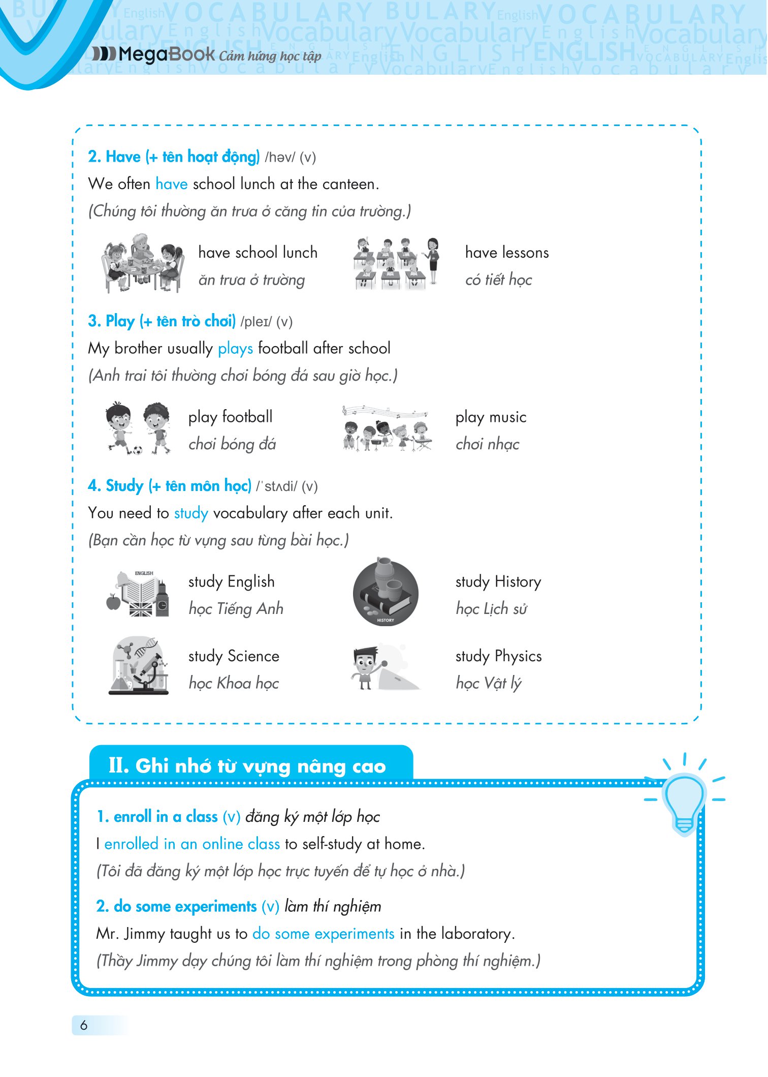 bộ từ vựng tiếng anh nâng cao 6 - Ảnh 7