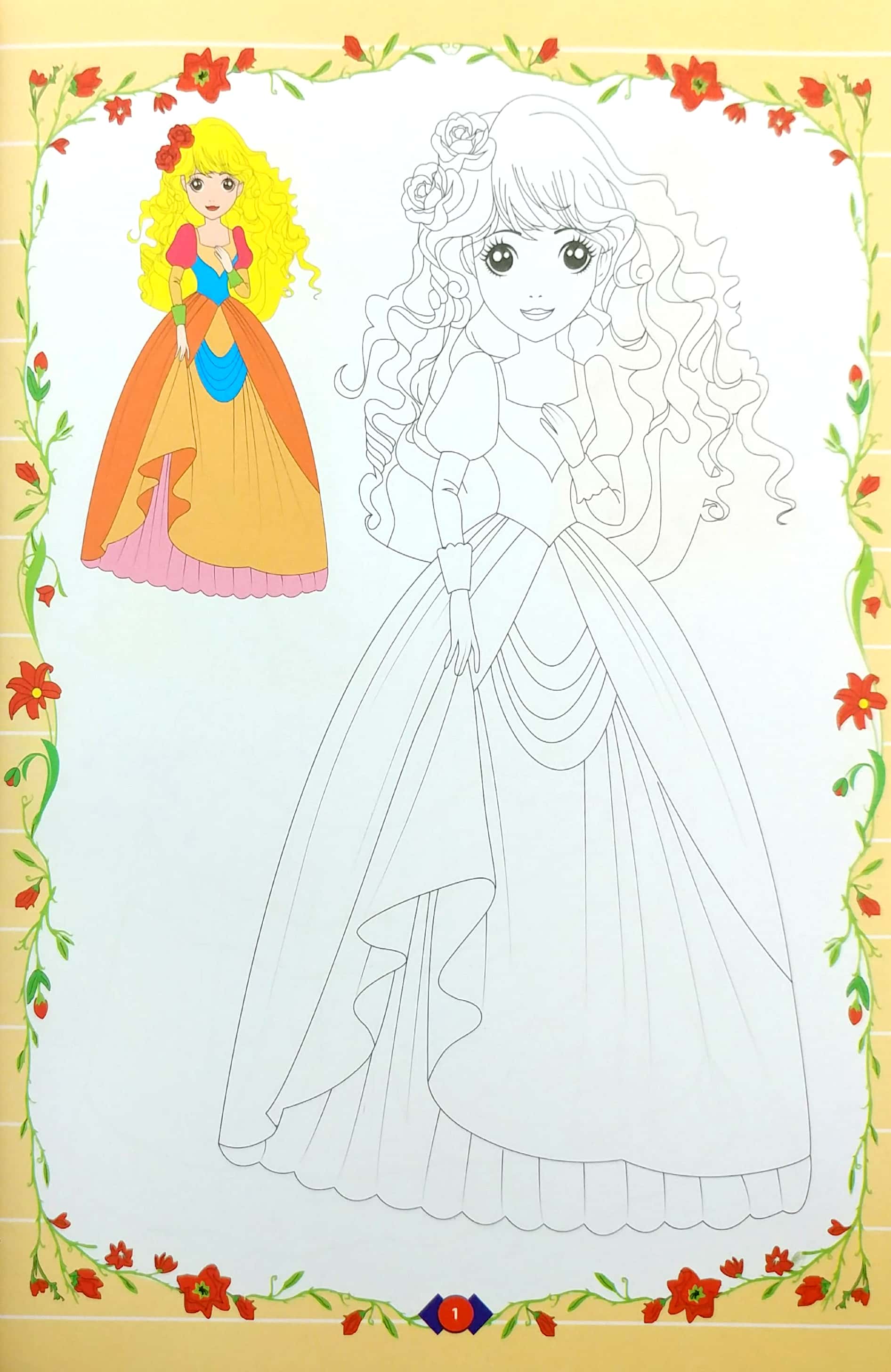 bộ túi tô màu công chúa (bộ 5 cuốn) - Ảnh 10