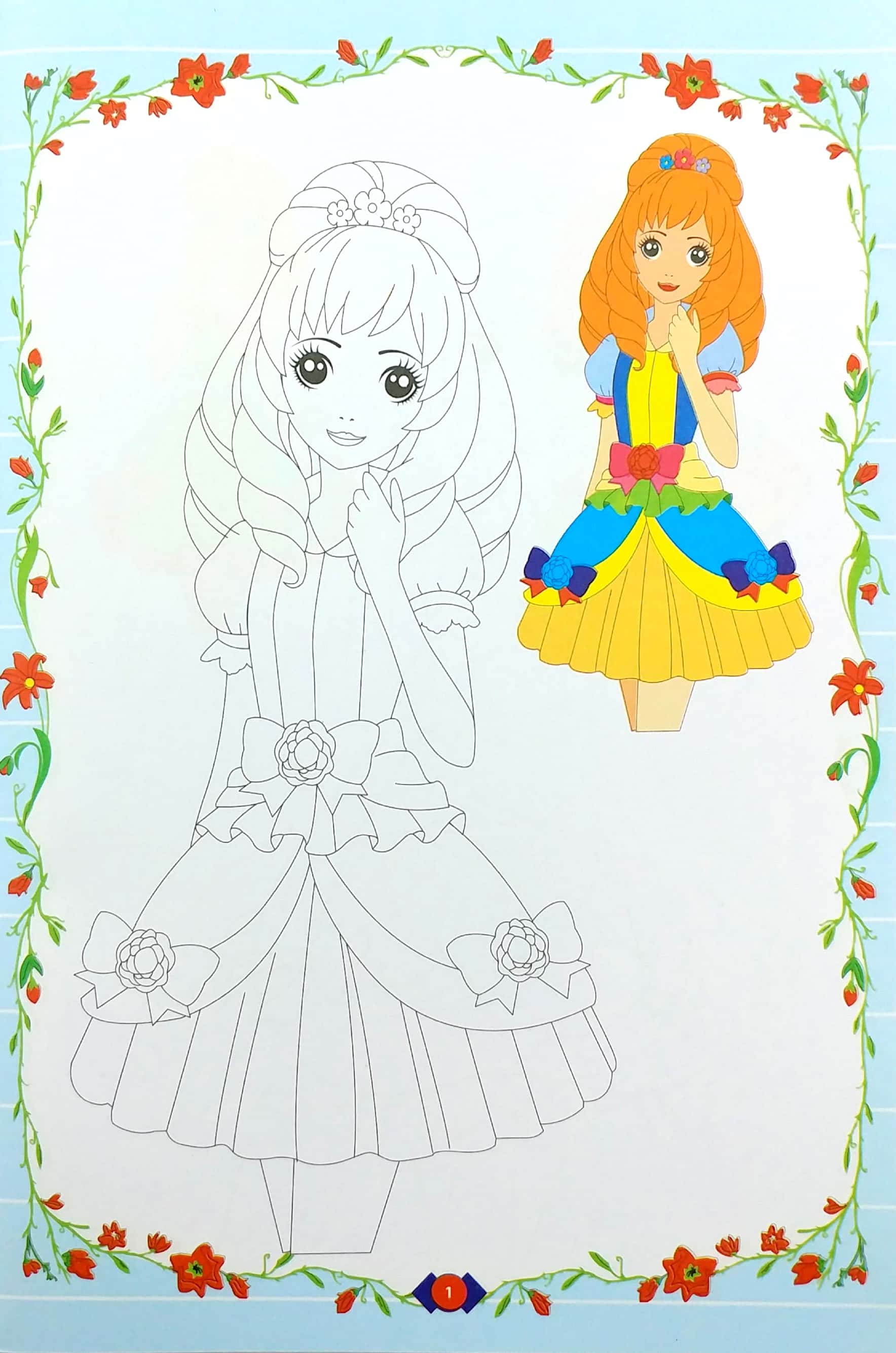 bộ túi tô màu công chúa (bộ 5 cuốn) - Ảnh 6