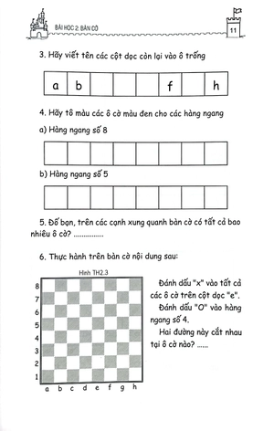 bộ từng bước chinh phục thế giới cờ vua - bài tập thực hành (tập 1) (tái bản2023) - Ảnh 5