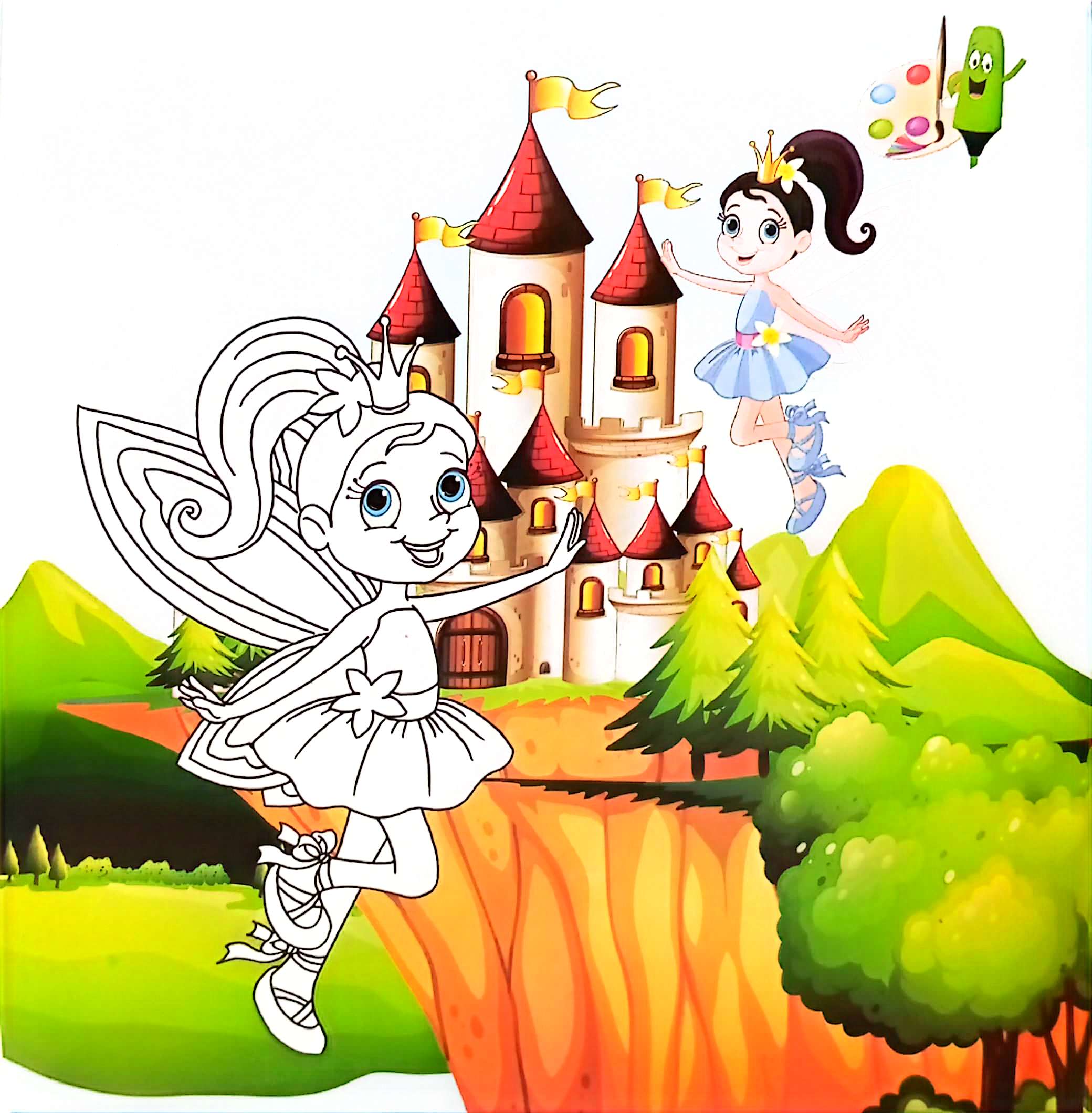 bộ tưởng tượng của bé gái - thế giới những nàng tiên (tập 2) - Ảnh 6