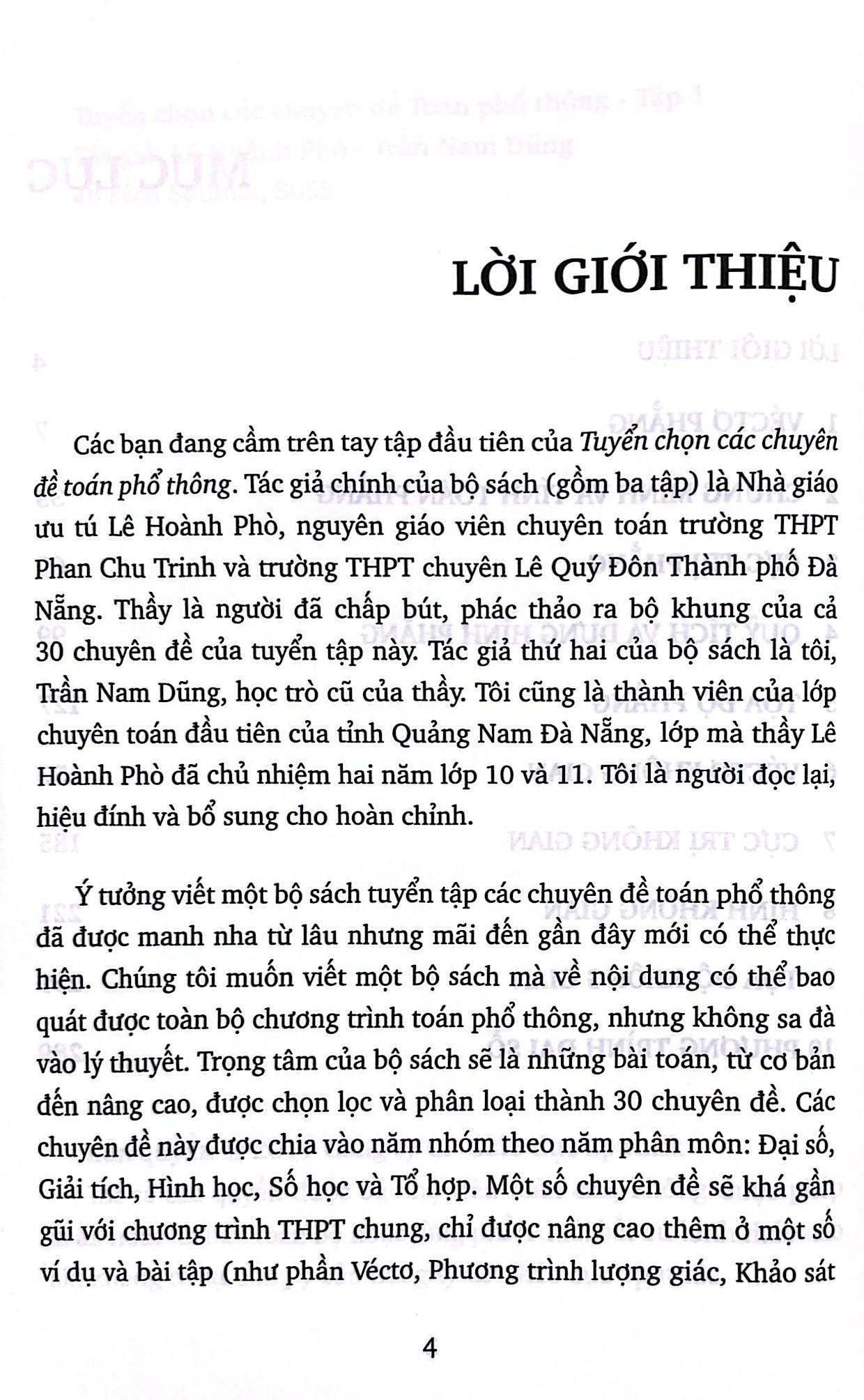bộ tuyển chọn các chuyên đề toán phổ thông - tập 1 - Ảnh 3