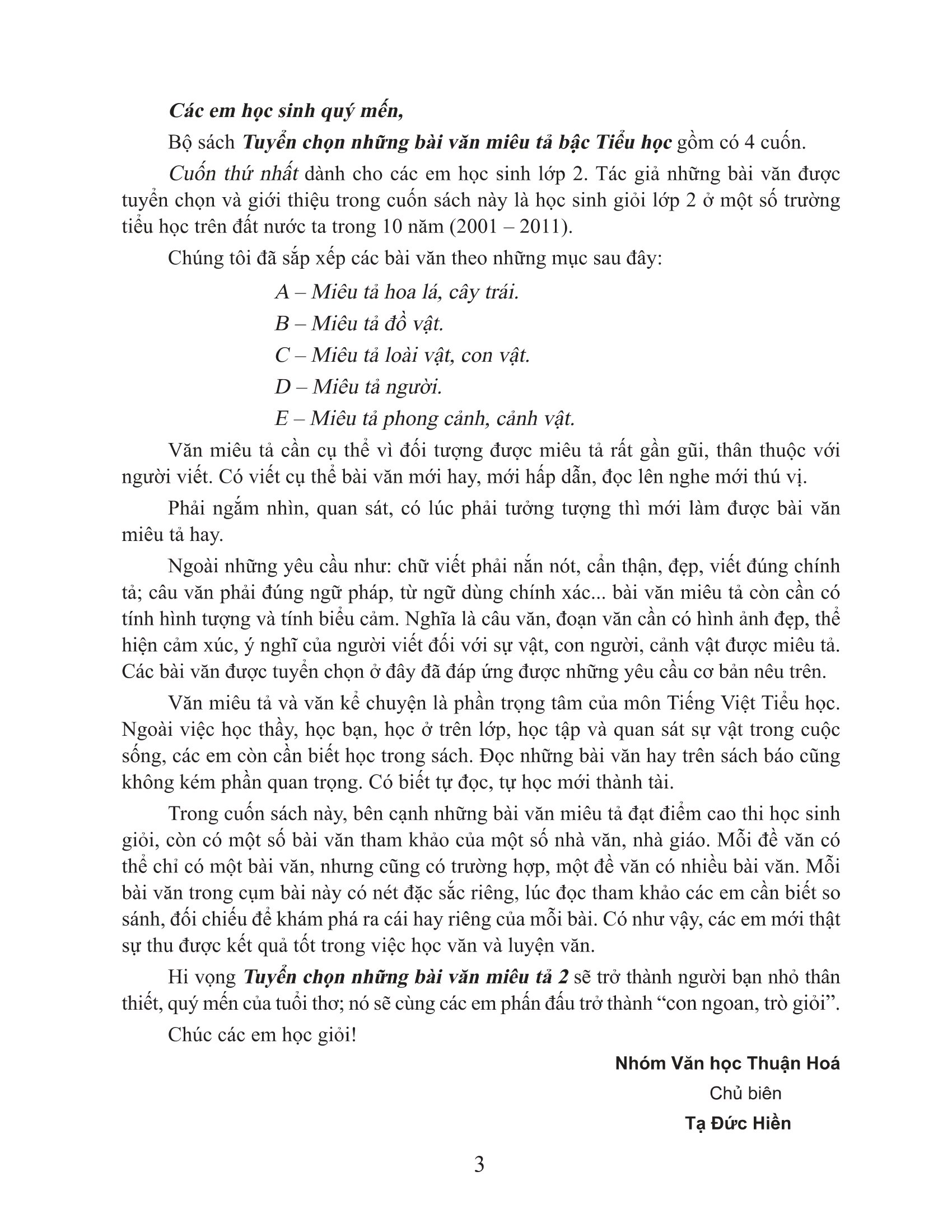 bộ tuyển chọn những bài văn miêu tả 2 - Ảnh 3