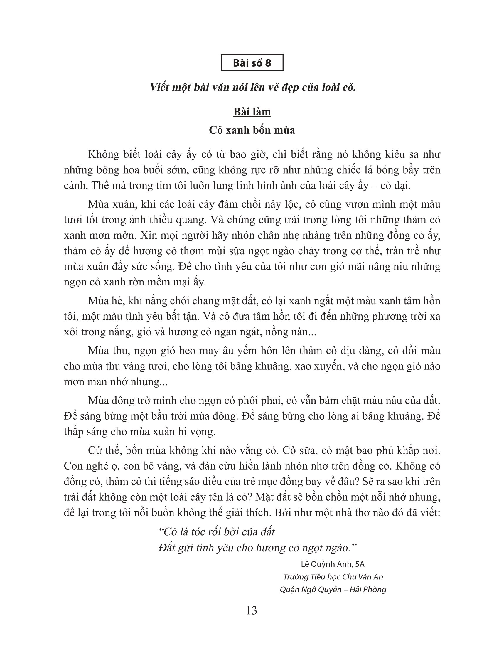 bộ tuyển chọn những bài văn miêu tả 5 - Ảnh 12