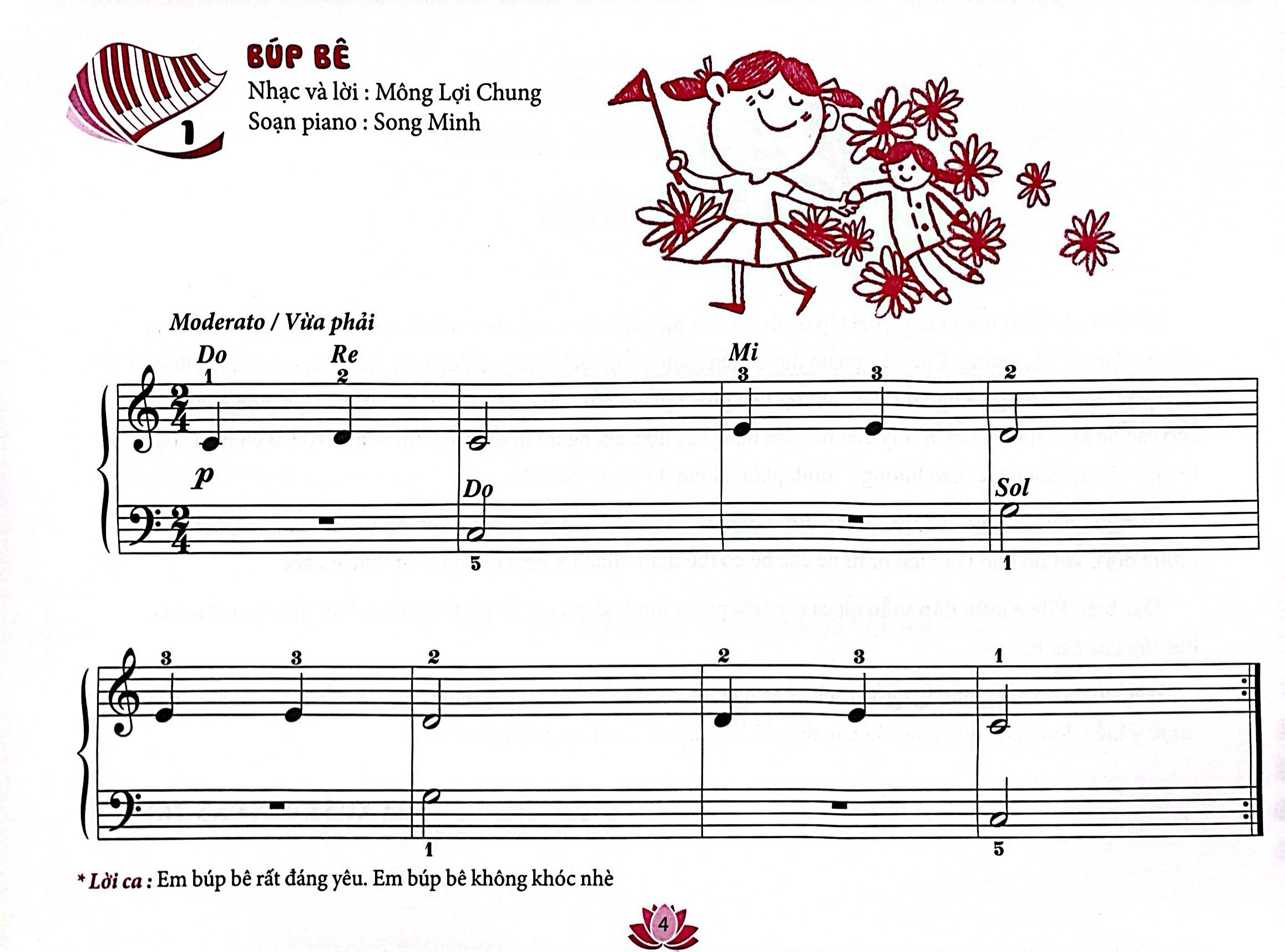 bộ tuyển tập tiểu phẩm piano măng non - phần 1 (tái bản) - Ảnh 4