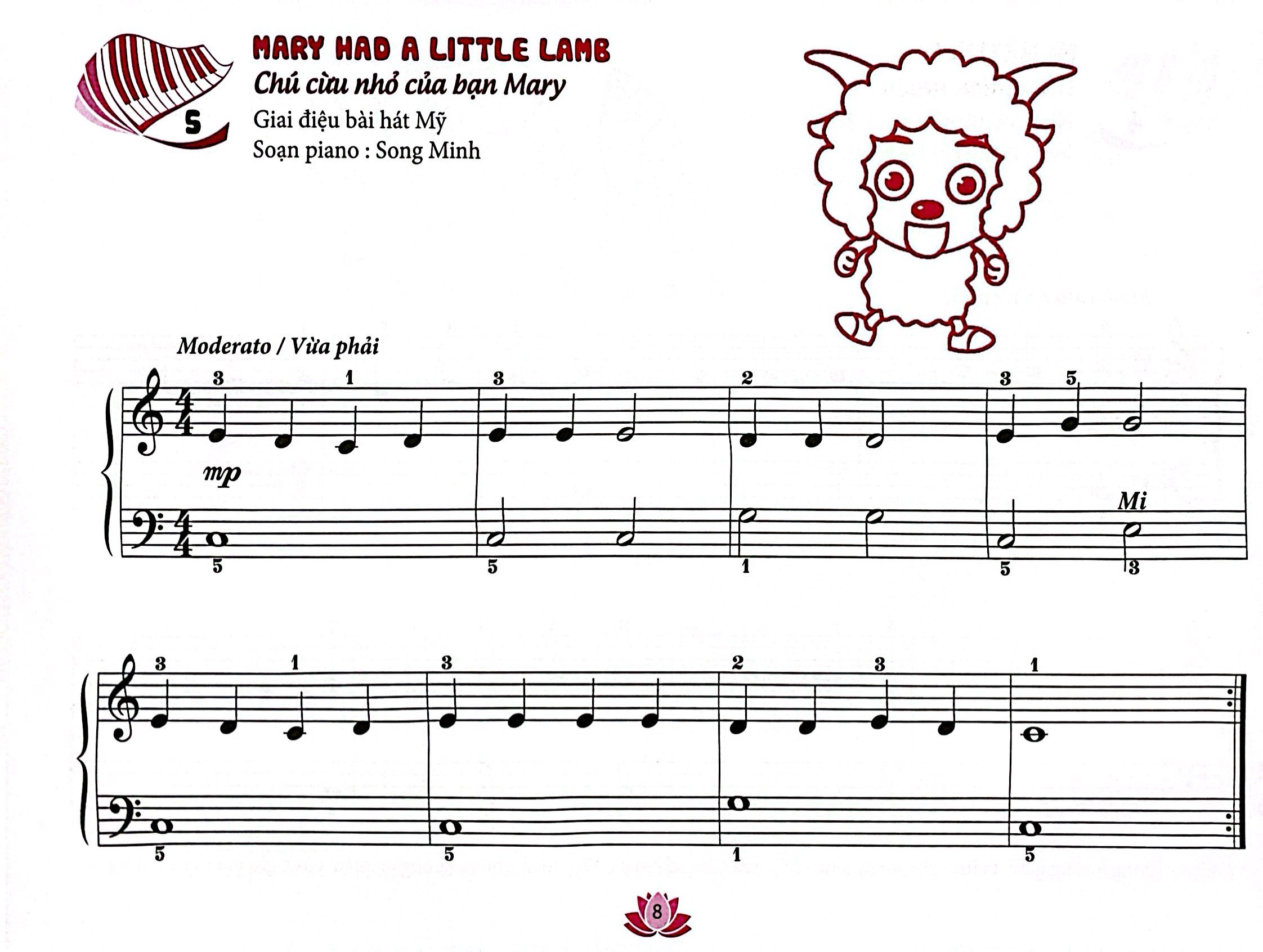 bộ tuyển tập tiểu phẩm piano măng non - phần 1 (tái bản) - Ảnh 6
