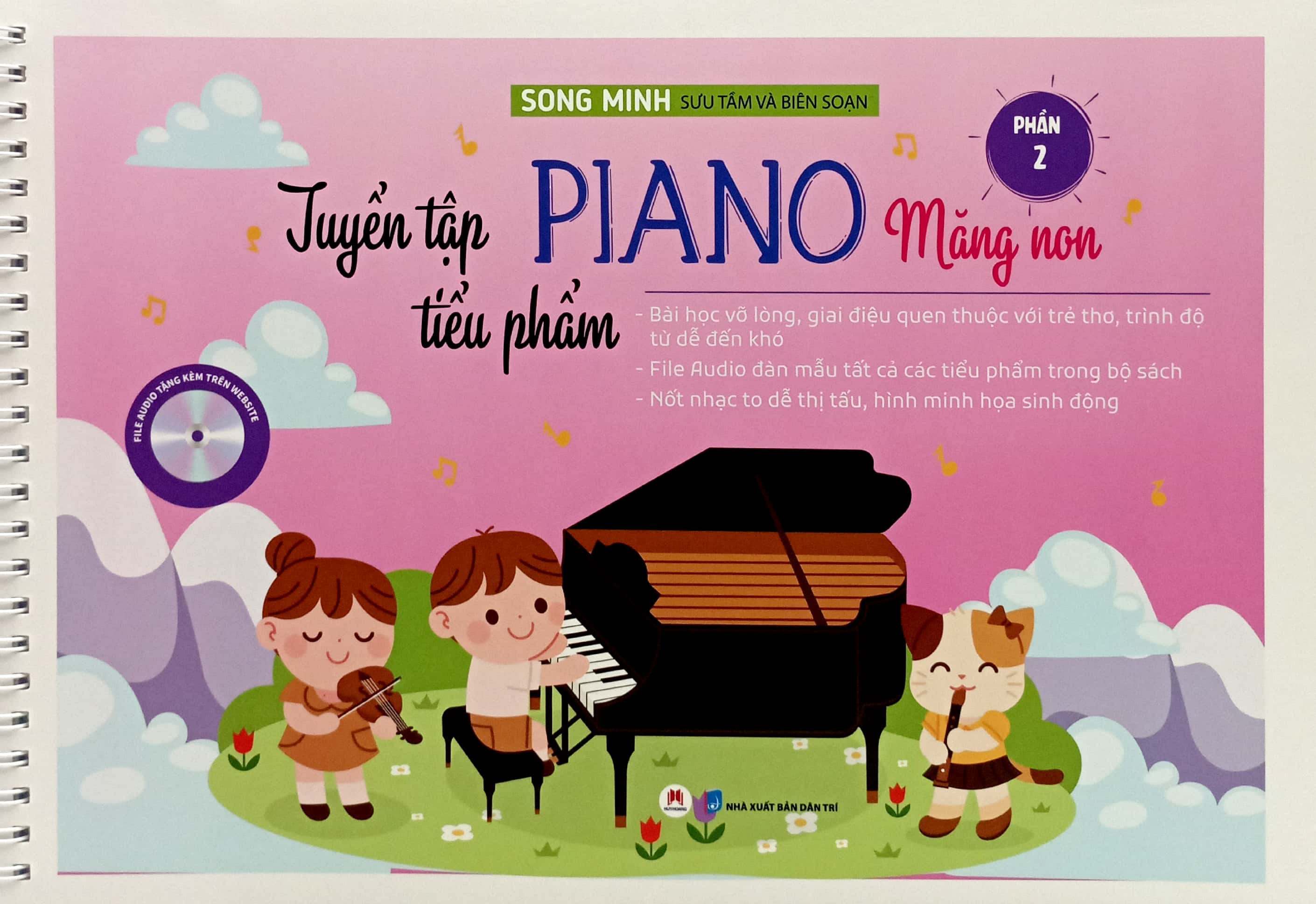 bộ tuyển tập tiểu phẩm piano măng non - phần 2 (tái bản) - Ảnh 2
