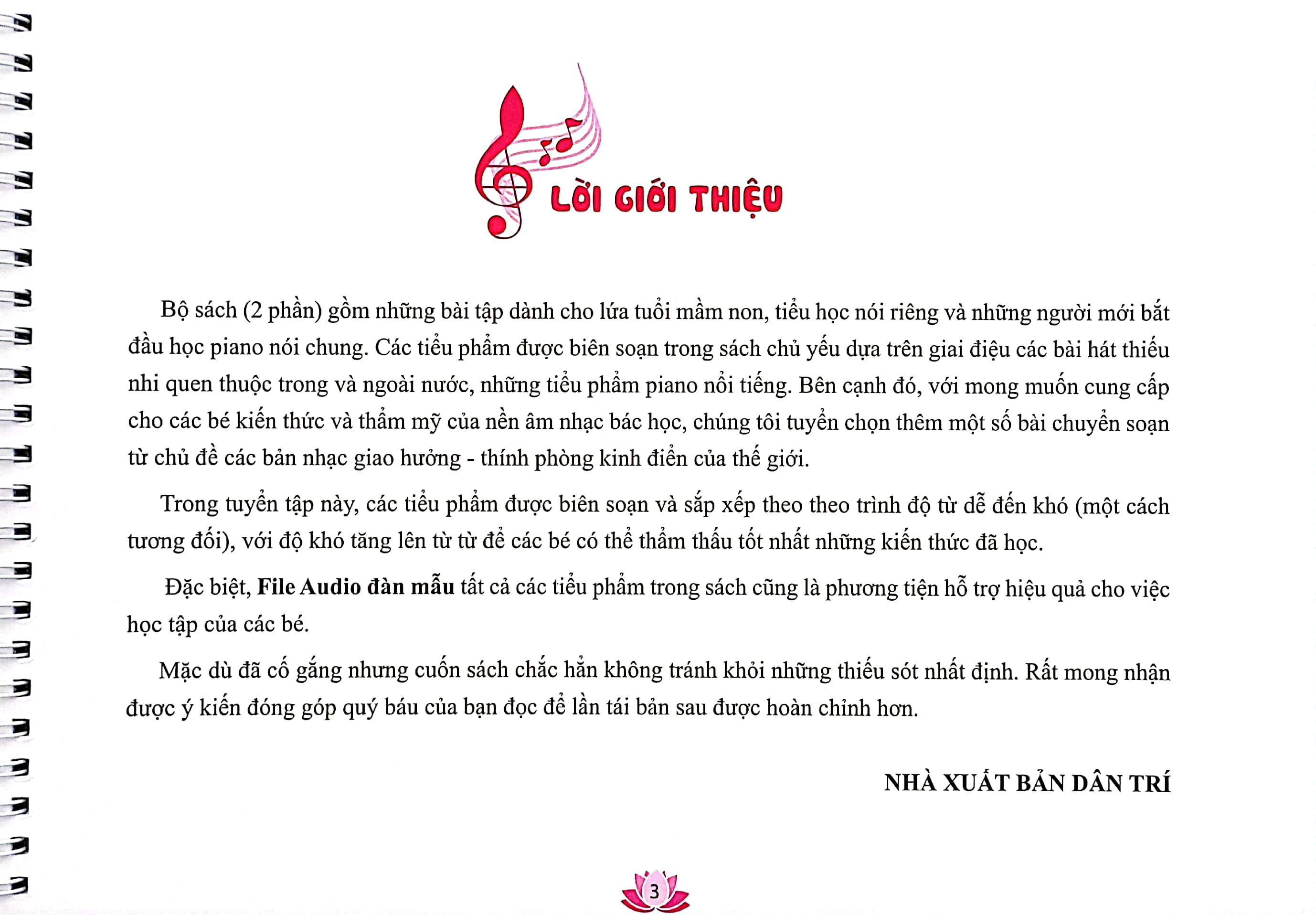 bộ tuyển tập tiểu phẩm piano măng non - phần 2 (tái bản) - Ảnh 3