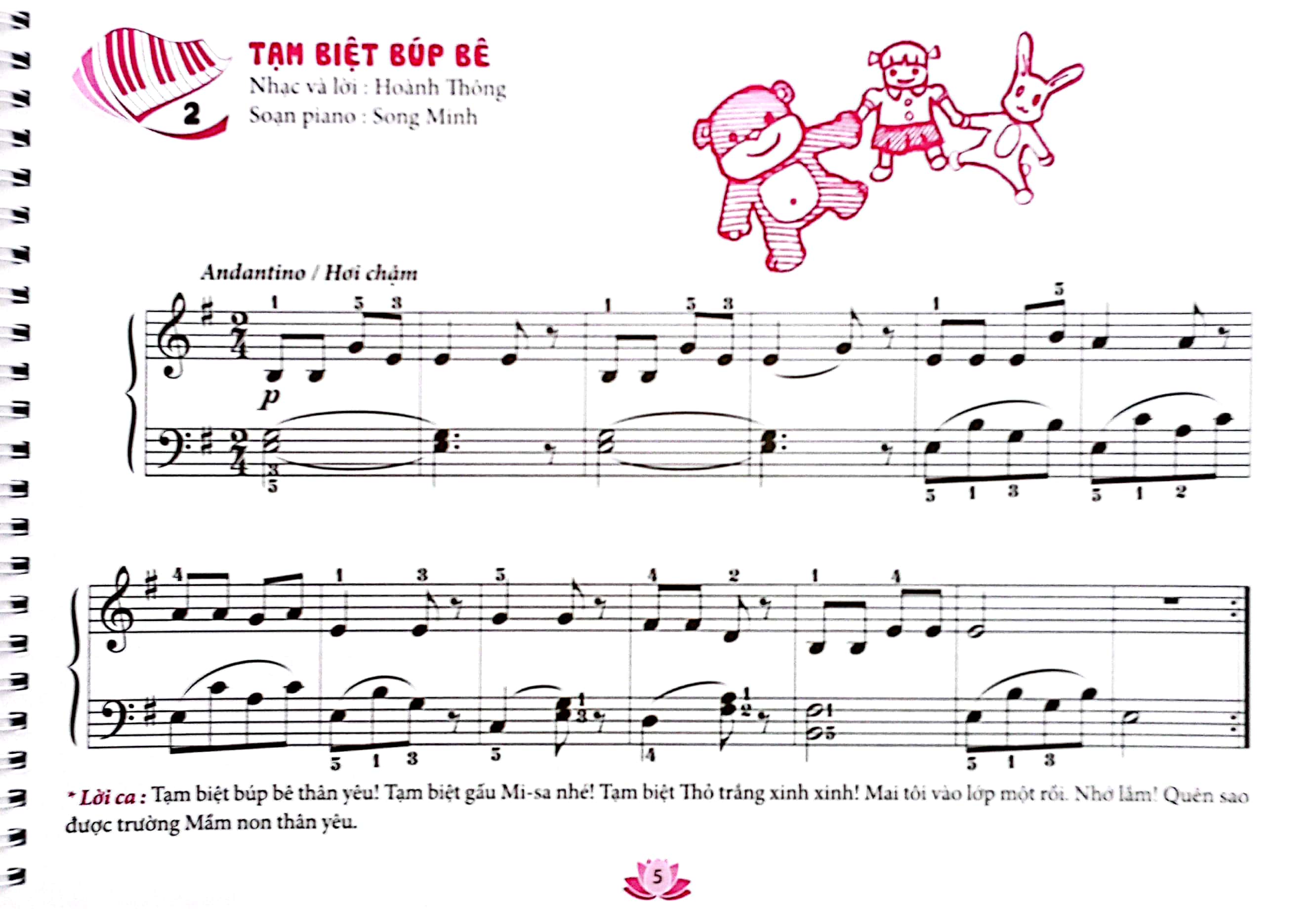 bộ tuyển tập tiểu phẩm piano măng non - phần 2 (tái bản) - Ảnh 5