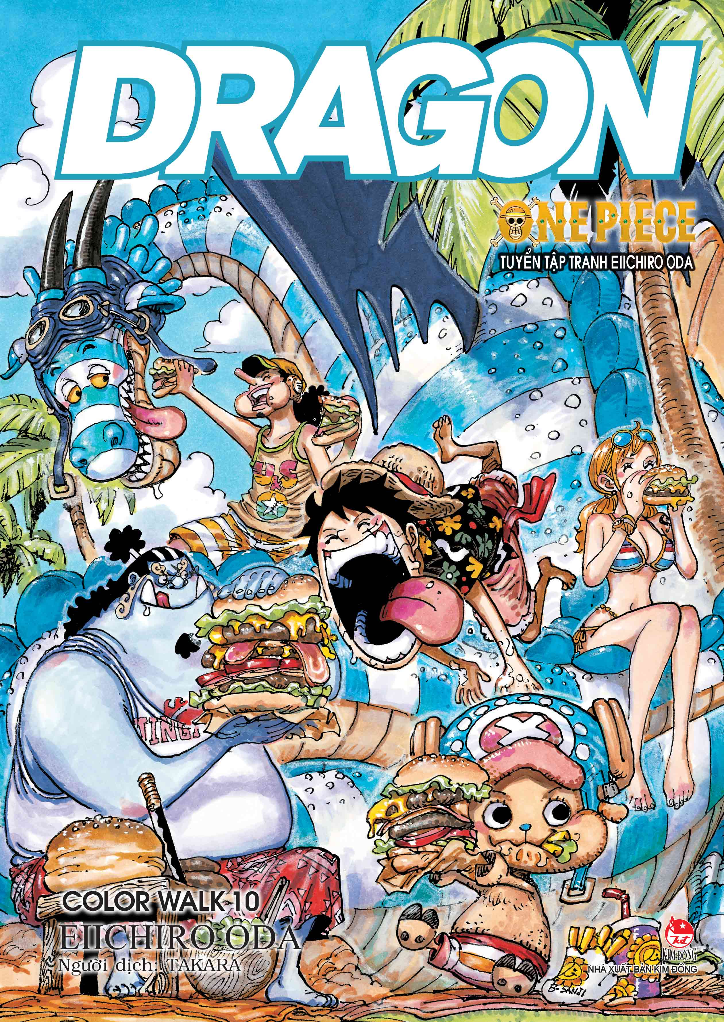 Bộ Tuyển Tập Tranh Eiichiro Oda - One Piece - Color Walk - Tập 10 - Dragon - Tặng Kèm Postcard + Poster - Ảnh 4