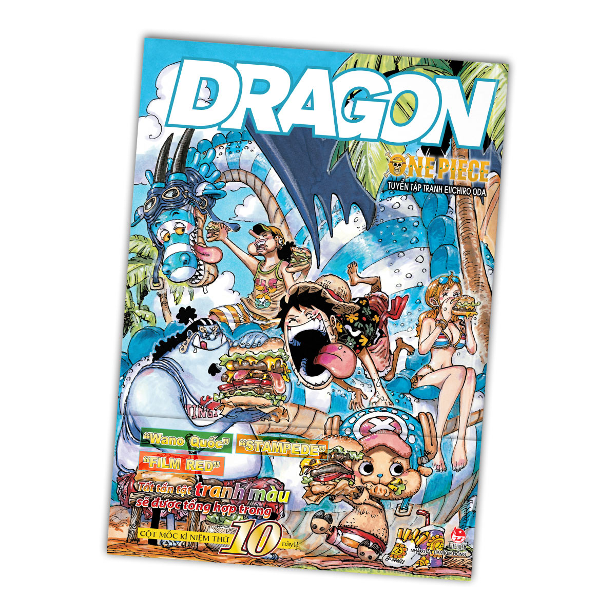 Bộ Tuyển Tập Tranh Eiichiro Oda - One Piece - Color Walk - Tập 10 - Dragon - Tặng Kèm Postcard + Poster - Ảnh 5