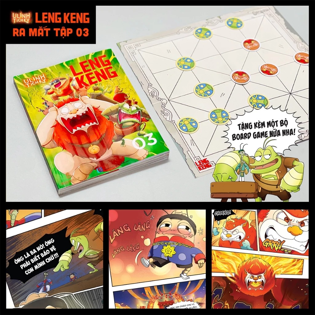 Bộ U Linh Tích Ký - Leng Keng - Tập 3 - Tặng Kèm Boardgame - Ảnh 5