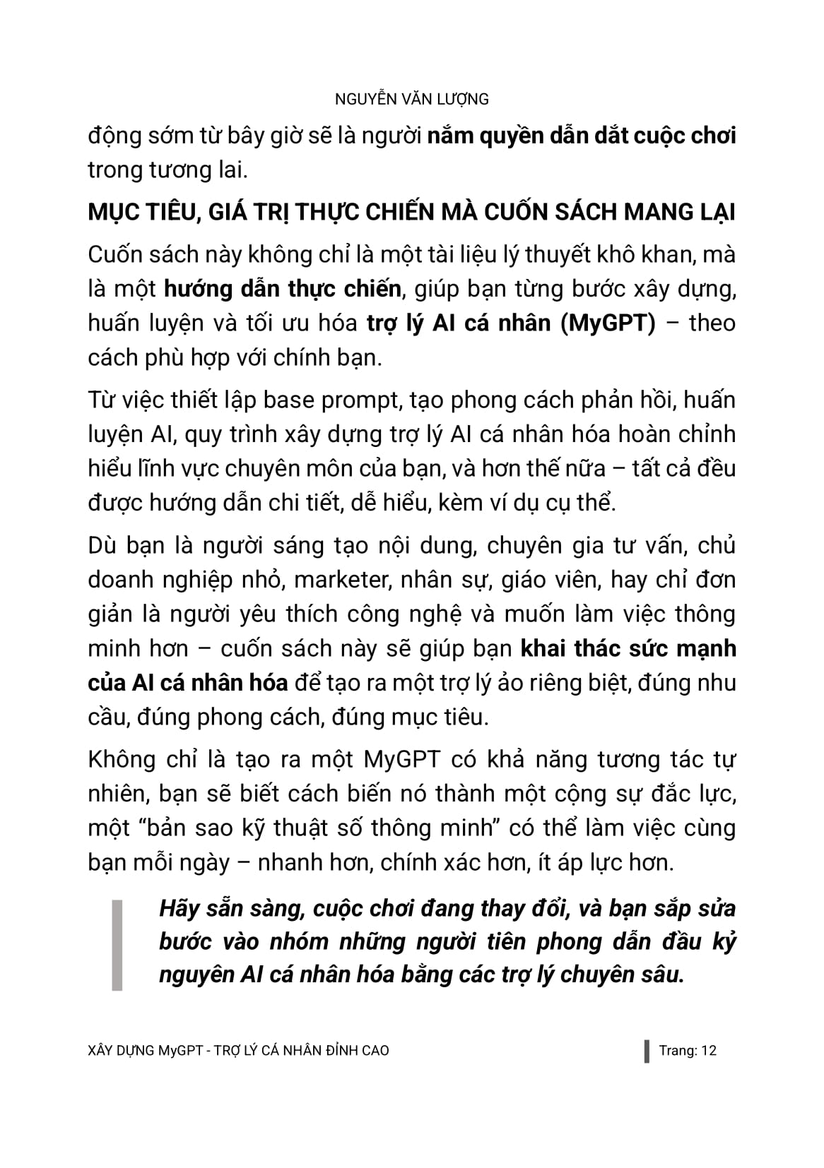 Bộ Ứng Dụng Chat GPT-AI Trong Công Việc Hàng Ngày - Tập 2 - Xây Dựng MyGPT - Trợ Lý Cá Nhân ĐỈnh Cao - Ảnh 13