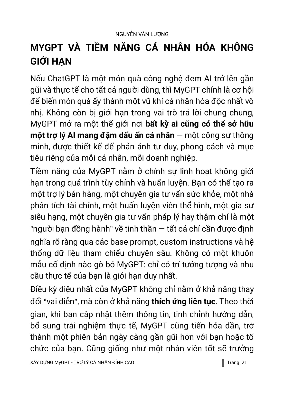 Bộ Ứng Dụng Chat GPT-AI Trong Công Việc Hàng Ngày - Tập 2 - Xây Dựng MyGPT - Trợ Lý Cá Nhân ĐỈnh Cao - Ảnh 17