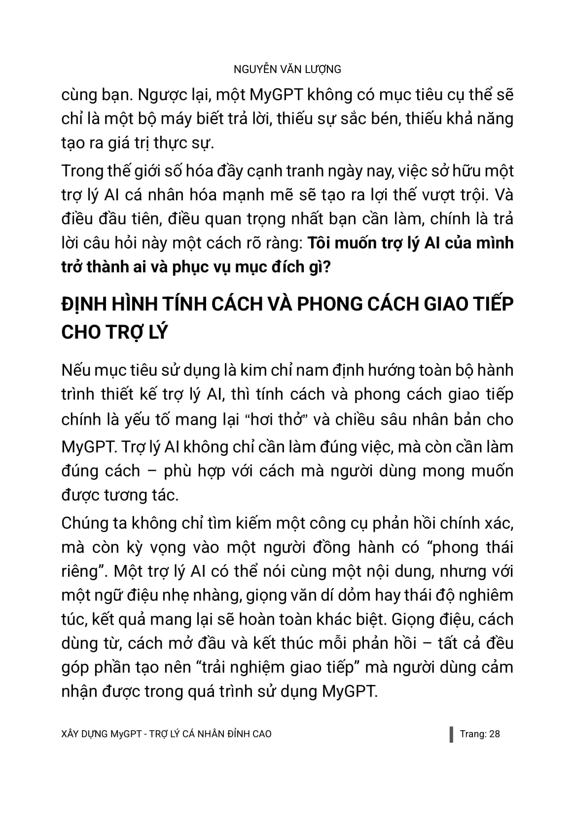 Bộ Ứng Dụng Chat GPT-AI Trong Công Việc Hàng Ngày - Tập 2 - Xây Dựng MyGPT - Trợ Lý Cá Nhân ĐỈnh Cao - Ảnh 19