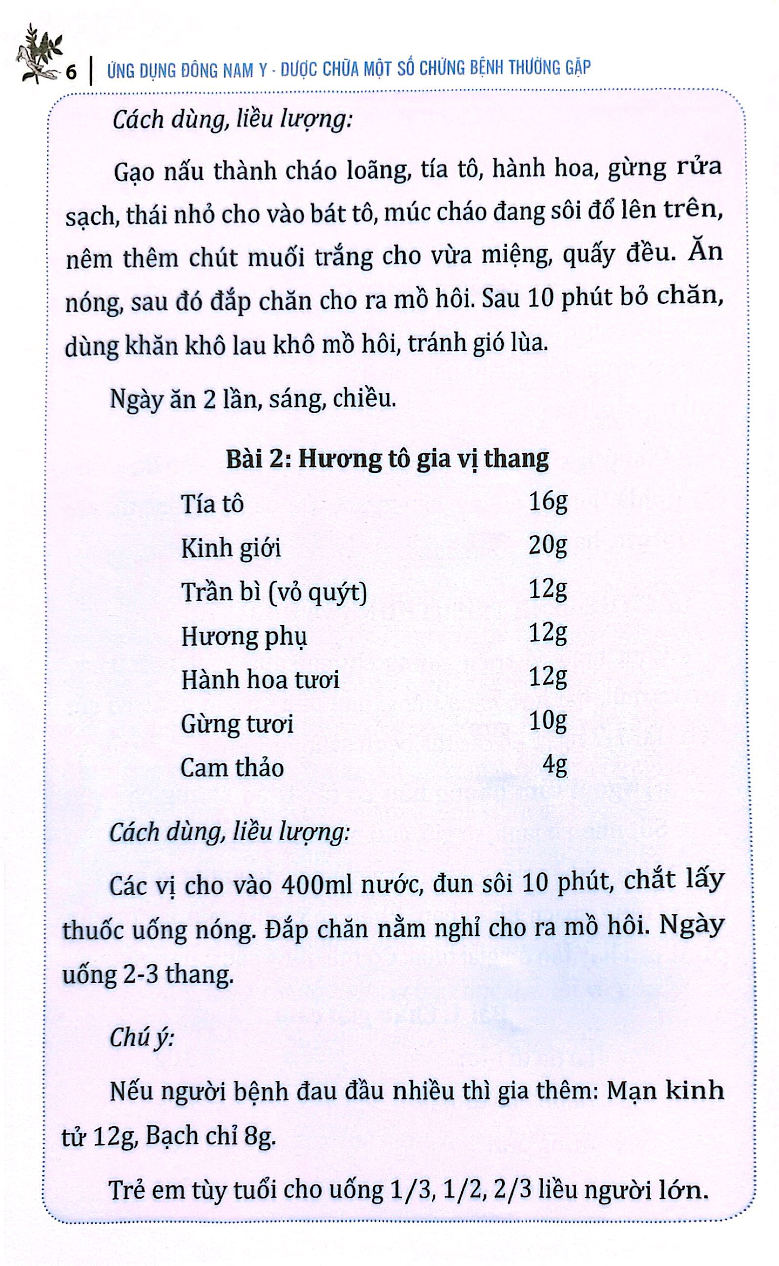 bộ ứng dụng đông nam y - dược chữa một số chứng bệnh thường gặp - tập 1 - Ảnh 6