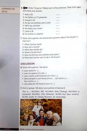 bộ unlock level 1 listening and speaking skills student's book and online workbook: level 1 - Ảnh 7