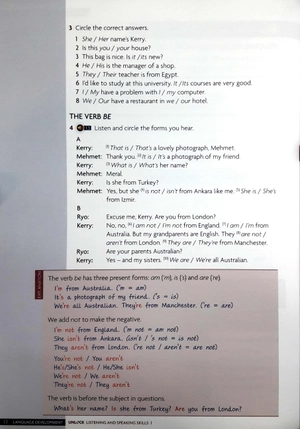 bộ unlock level 1 listening and speaking skills student's book and online workbook: level 1 - Ảnh 9