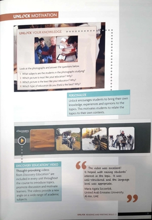 bộ unlock level 2 reading and writing skills student's book and online workbook: level 2 - Ảnh 3