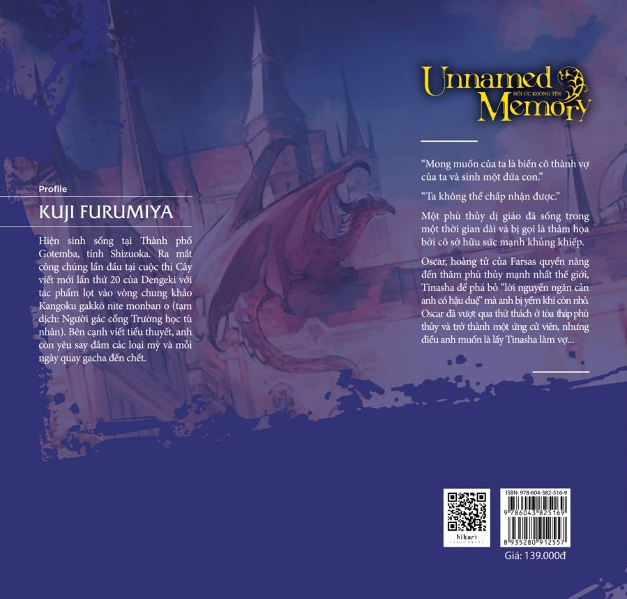 bộ unnamed memory - hồi ức không tên - tập 1 - tặng kèm bookmark bế hình + postcard bo góc - Ảnh 3