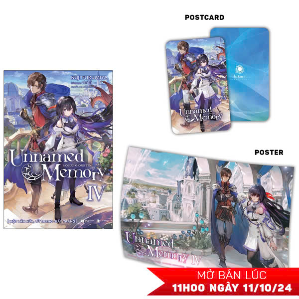 Bộ Unnamed Memory - Hồi Ức Không Tên - Tập 4 - Bản Đặc Biệt - Tặng Kèm Card Bo Góc + Poster