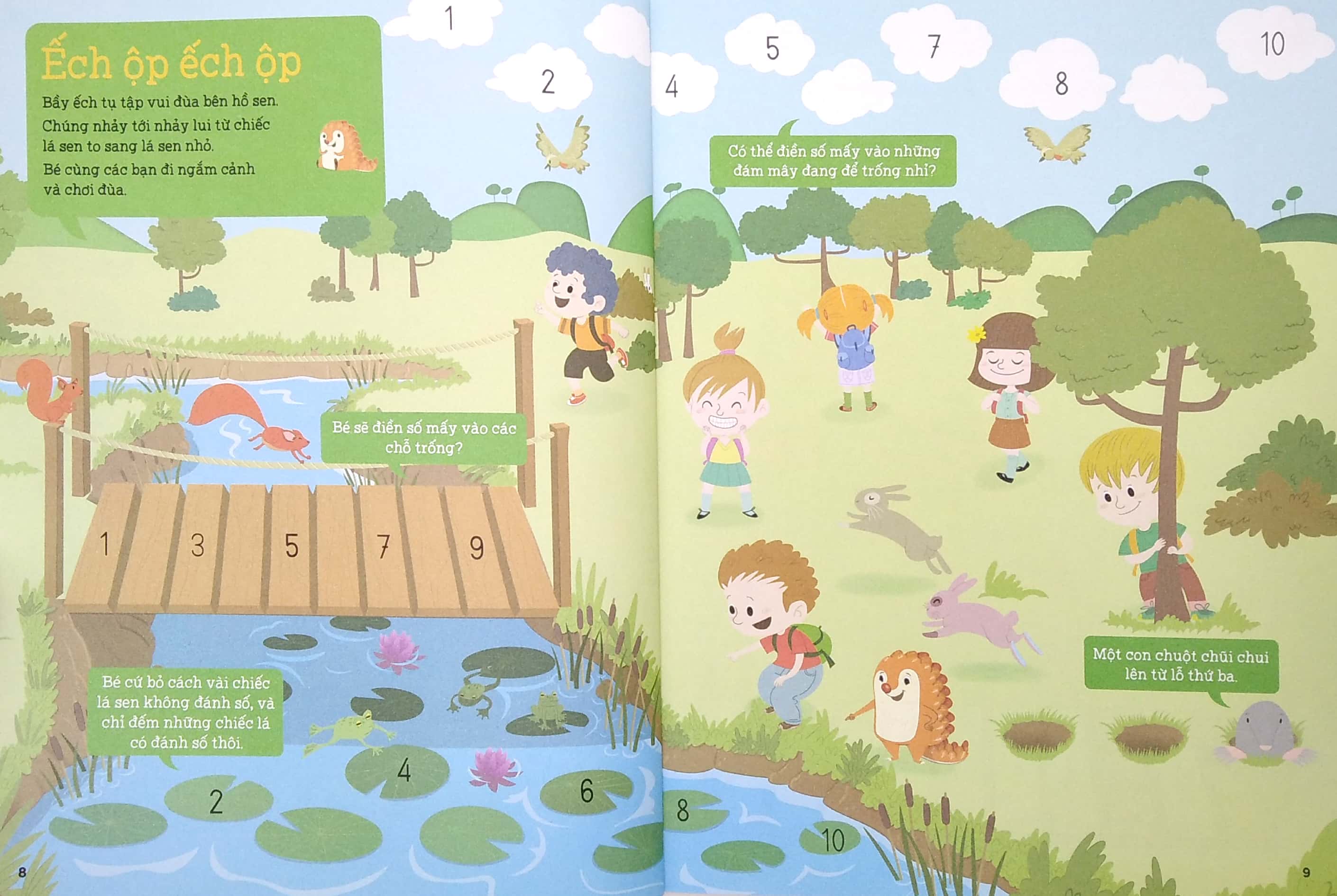 bộ ươm mầm giỏi toán từ mẫu giáo - mẫu giáo 5 - vui học trục số và hình khối - Ảnh 4