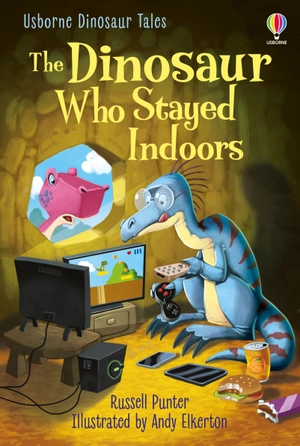 bộ usborne first reading level 3: dinosaur tales: the dinosaur who stayed indoors - Ảnh 2