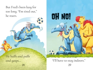 bộ usborne first reading level 3: dinosaur tales: the dinosaur who stayed indoors - Ảnh 5