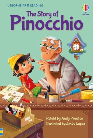 bộ usborne first reading level 4: the story of pinocchio - Ảnh 2