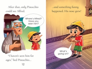 bộ usborne first reading level 4: the story of pinocchio - Ảnh 3