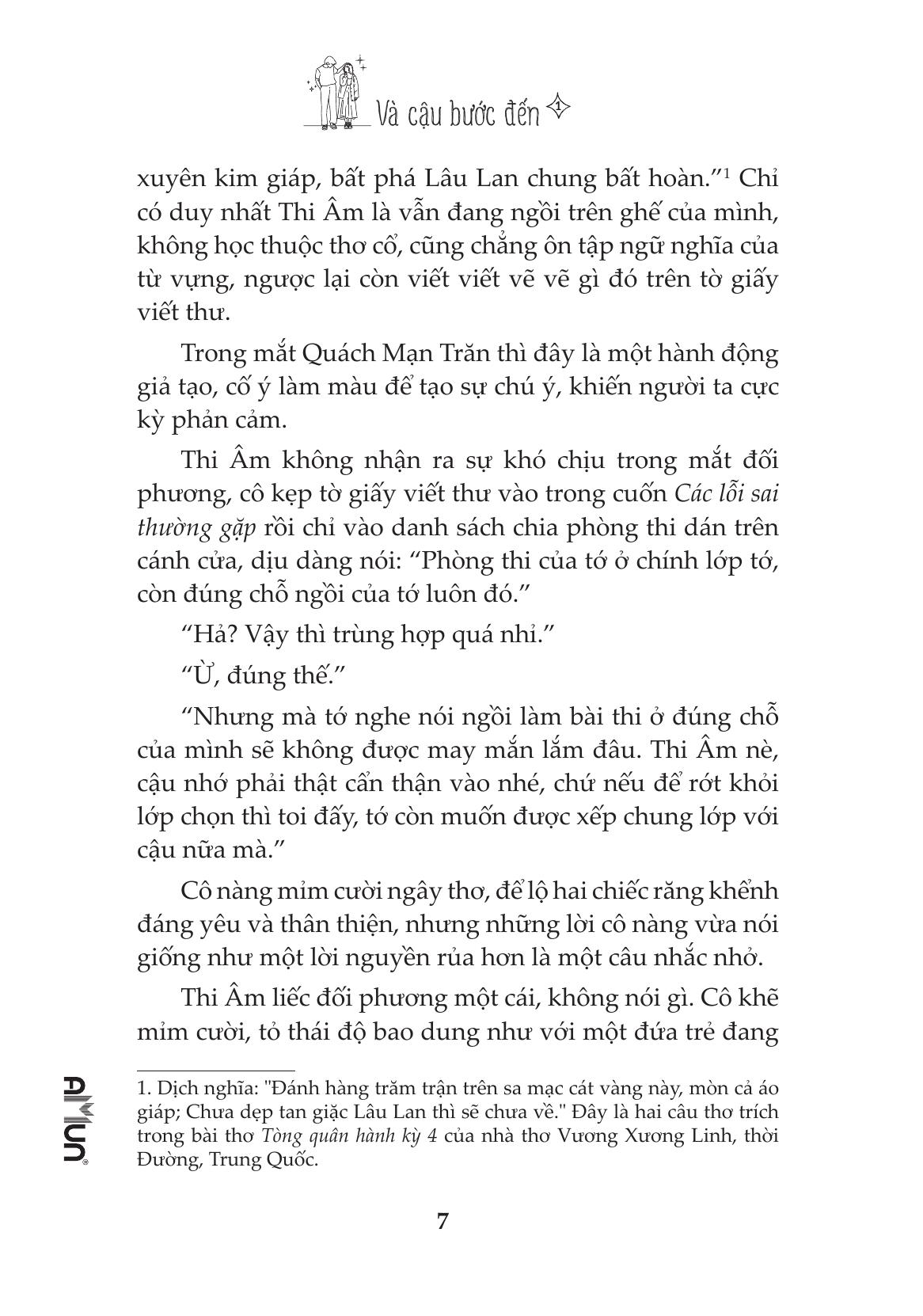 Bộ
						
										
										Và Cậu Bước Đến - Tập 1 - Tặng Kèm Bookmark - Ảnh 7