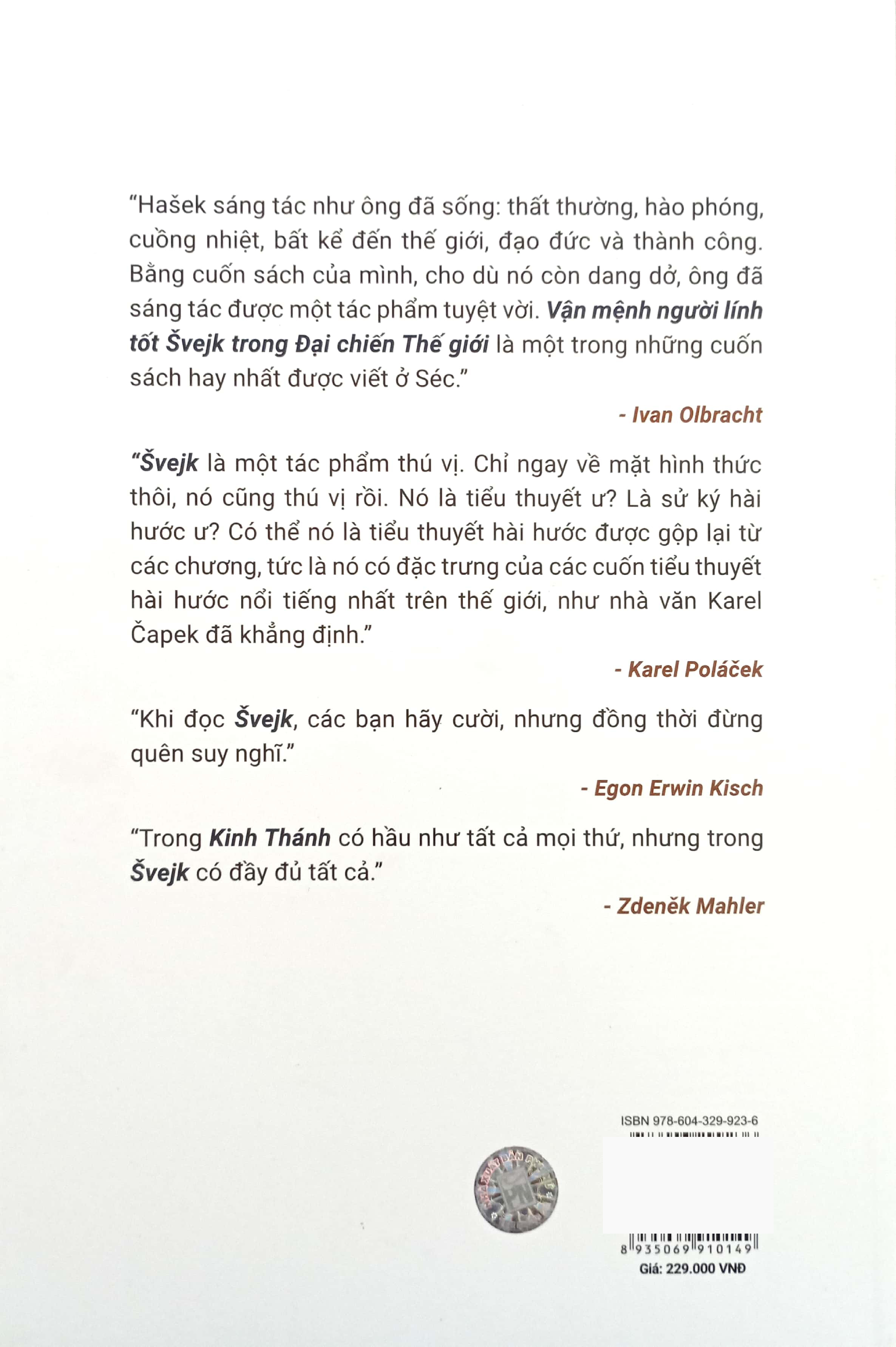 Bộ Vận Mệnh Người Lính Tốt Švejk Trong Đại Chiến Thế Giới - Tập III-IV - Ảnh 6