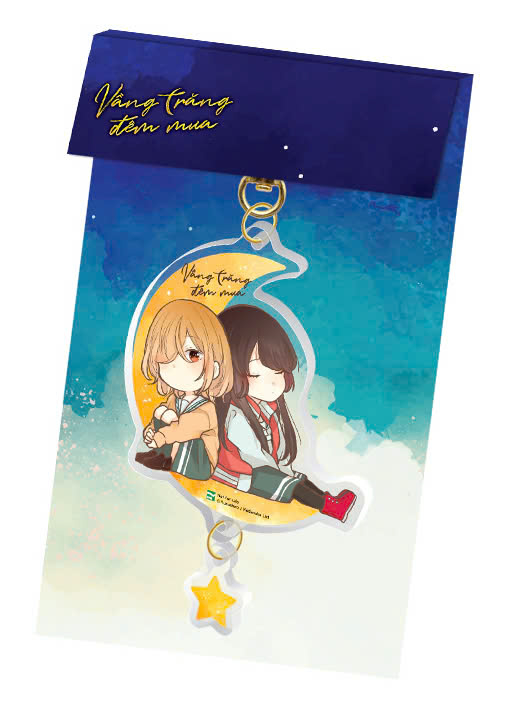 Bộ Vầng Trăng Đêm Mưa - Tập 1 - Bản Sưu Tầm - Tặng Kèm Postcard + Shikishi + Móc Khóa - Ảnh 5