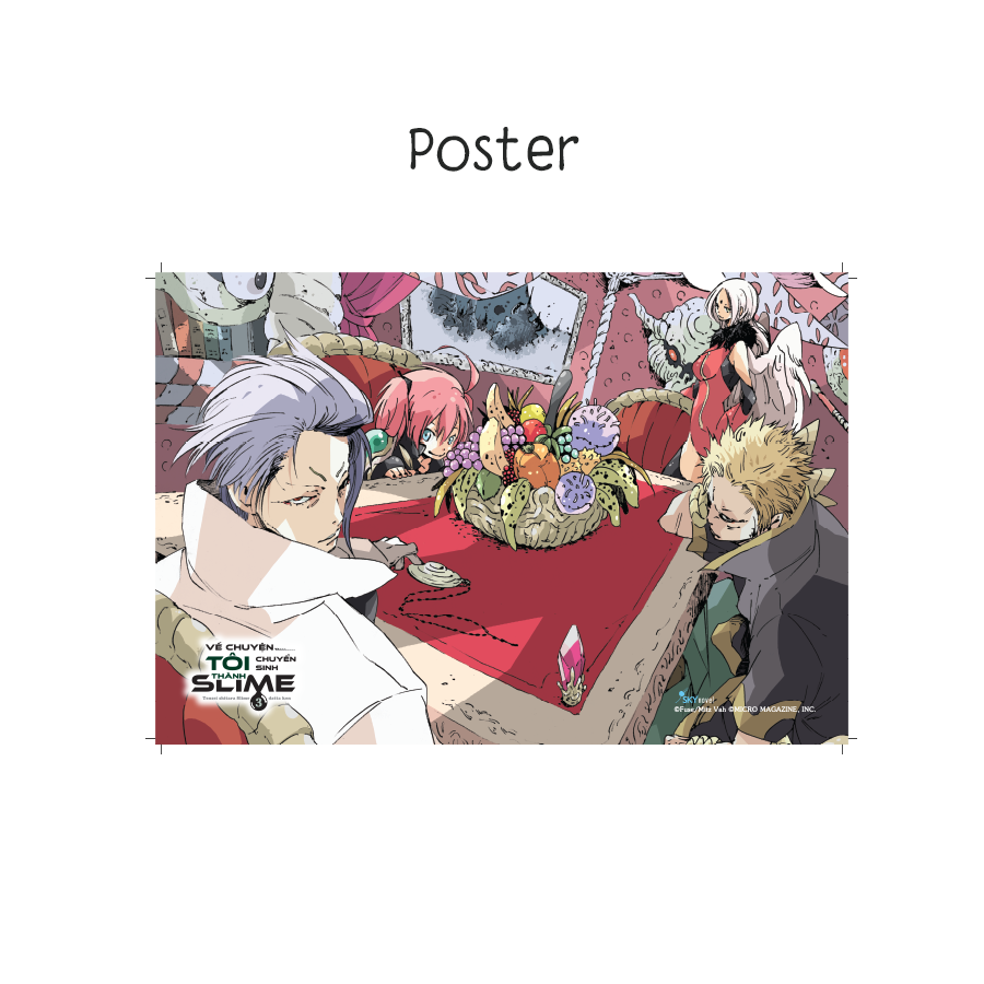 bộ về chuyện tôi chuyển sinh thành slime - tập 3 - tặng kèm bookmark + poster - Ảnh 4