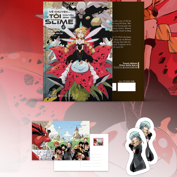 Bo
						
										
										Ve Chuyen Toi Chuyen Sinh Thanh Slime - Tap 4 - Tang Kem Bookmark + Postcard