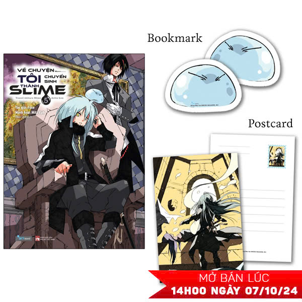 Bộ Về Chuyện Tôi Chuyển Sinh Thành Slime - Tập 5 - Tặng Kèm Bookmark + Postcard