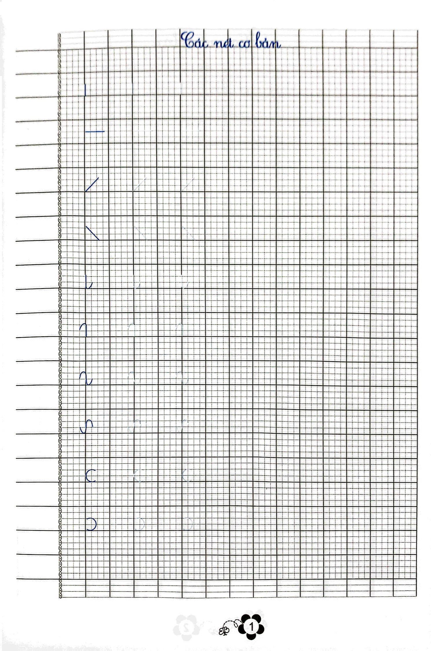 bộ viết đúng viết đẹp - luyện viết chữ đẹp - lớp 1 (quyển 1) - Ảnh 3