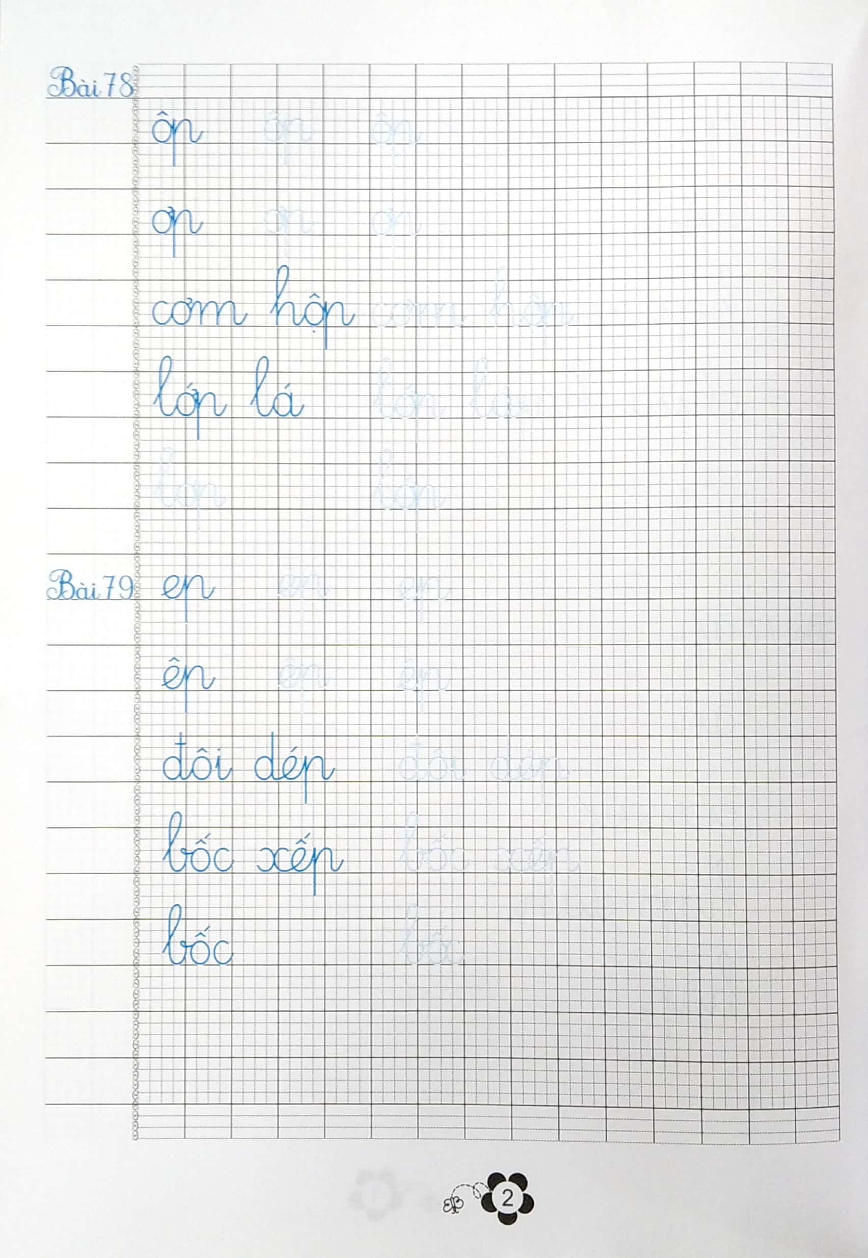 bộ viết đúng viết đẹp - luyện viết chữ đẹp - lớp 1 (quyển 2) - Ảnh 4