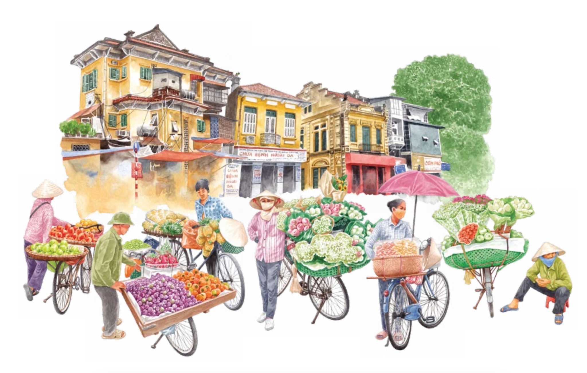 Bộ Việt Nam Dọc Miền Du Ký - Tập 3 - Chu Du Hà Nội - Explore Hanoi Through My Pages - Bìa Cứng - Ảnh 11