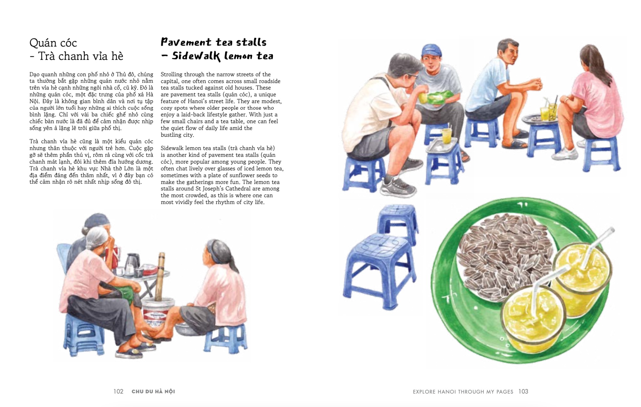 Bộ Việt Nam Dọc Miền Du Ký - Tập 3 - Chu Du Hà Nội - Explore Hanoi Through My Pages - Bìa Cứng - Ảnh 7