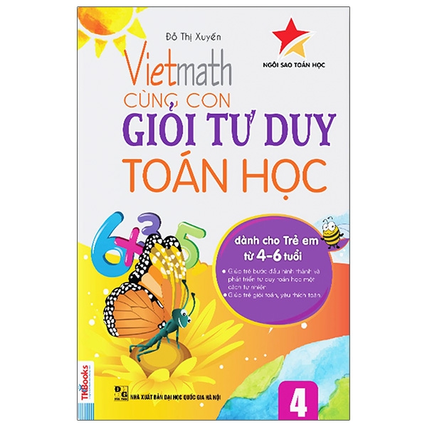 bộ viethmath - cùng con giỏi tư duy toán học tập 4 (tái bản 2020)