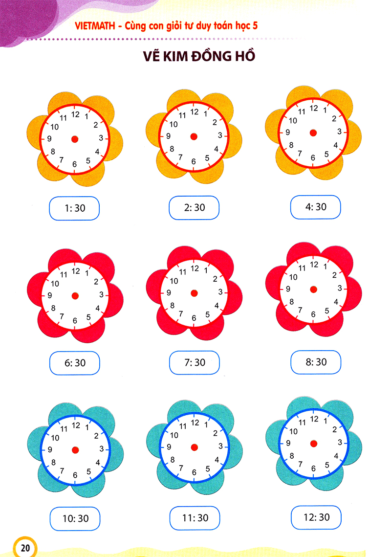 bộ vietmath - cùng con giỏi tư duy toán học - tập 5 (tái bản 2020) - Ảnh 16