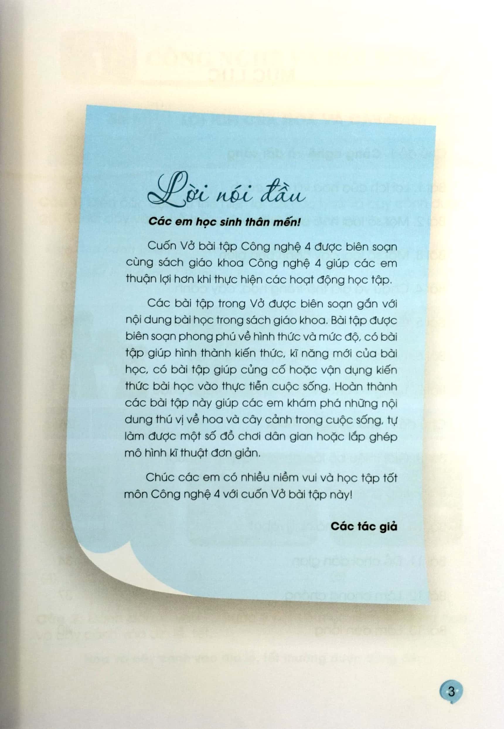 bộ vở bài tập công nghệ 4 (cánh diều) (chuẩn) - Ảnh 3