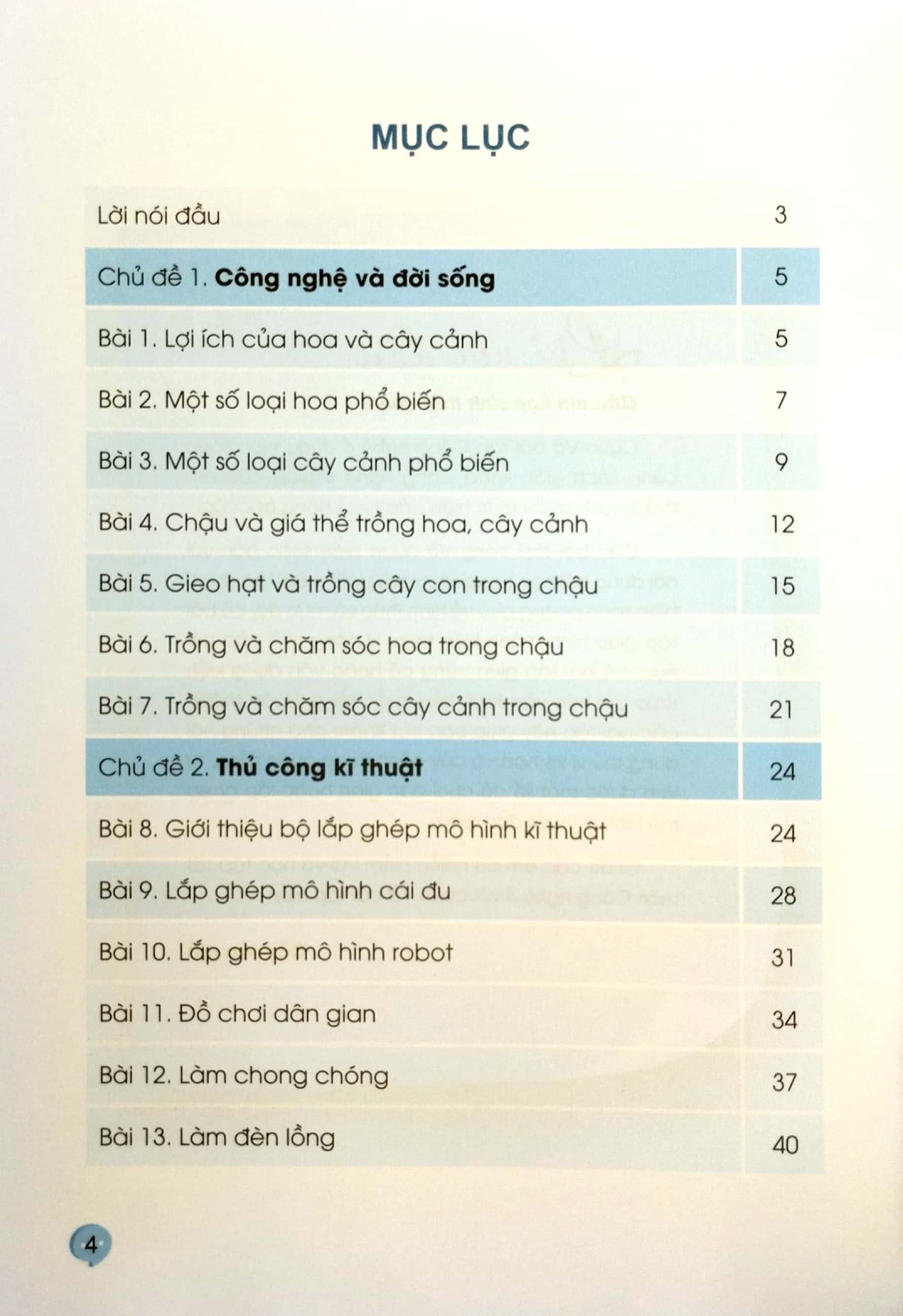 bộ vở bài tập công nghệ 4 (cánh diều) (chuẩn) - Ảnh 4