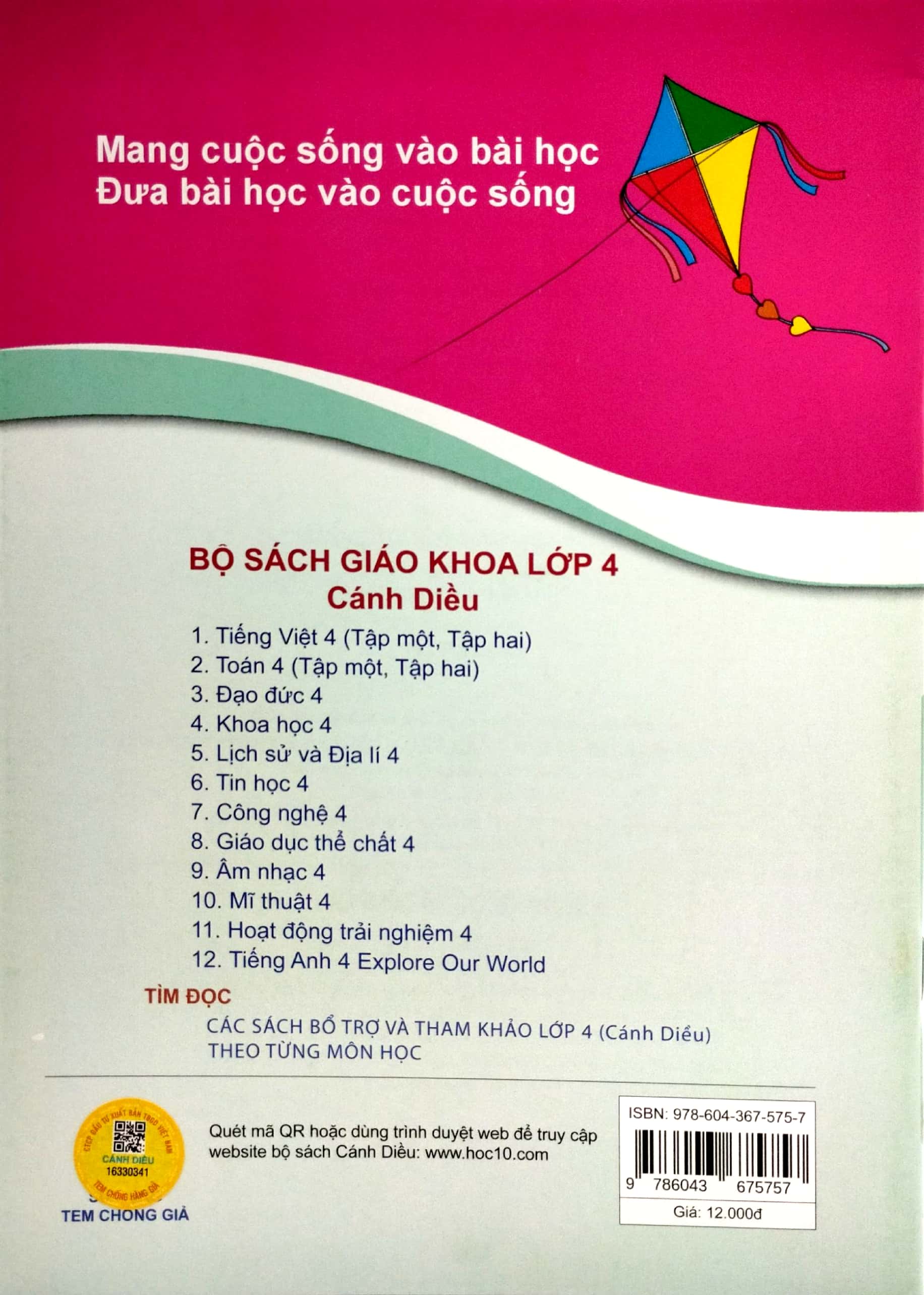 bộ vở bài tập công nghệ 4 (cánh diều) (chuẩn) - Ảnh 6