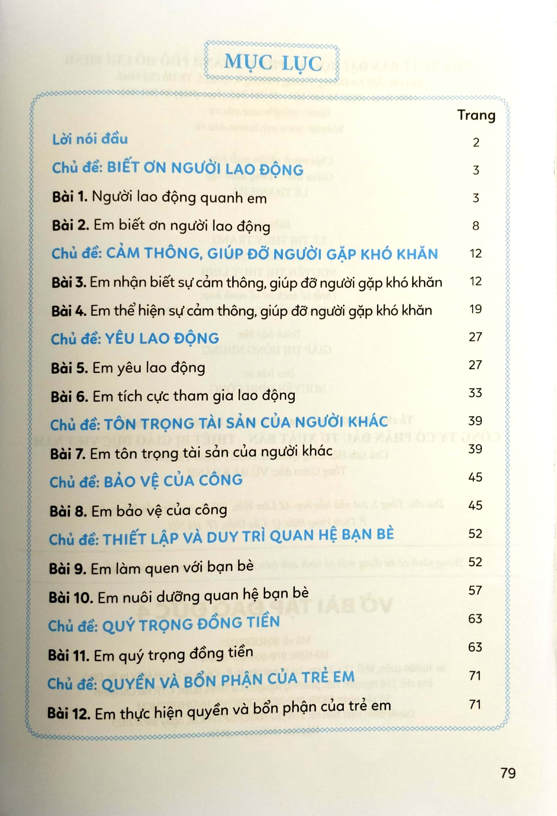 bộ vở bài tập đạo đức 4 (cánh diều) (chuẩn) - Ảnh 3