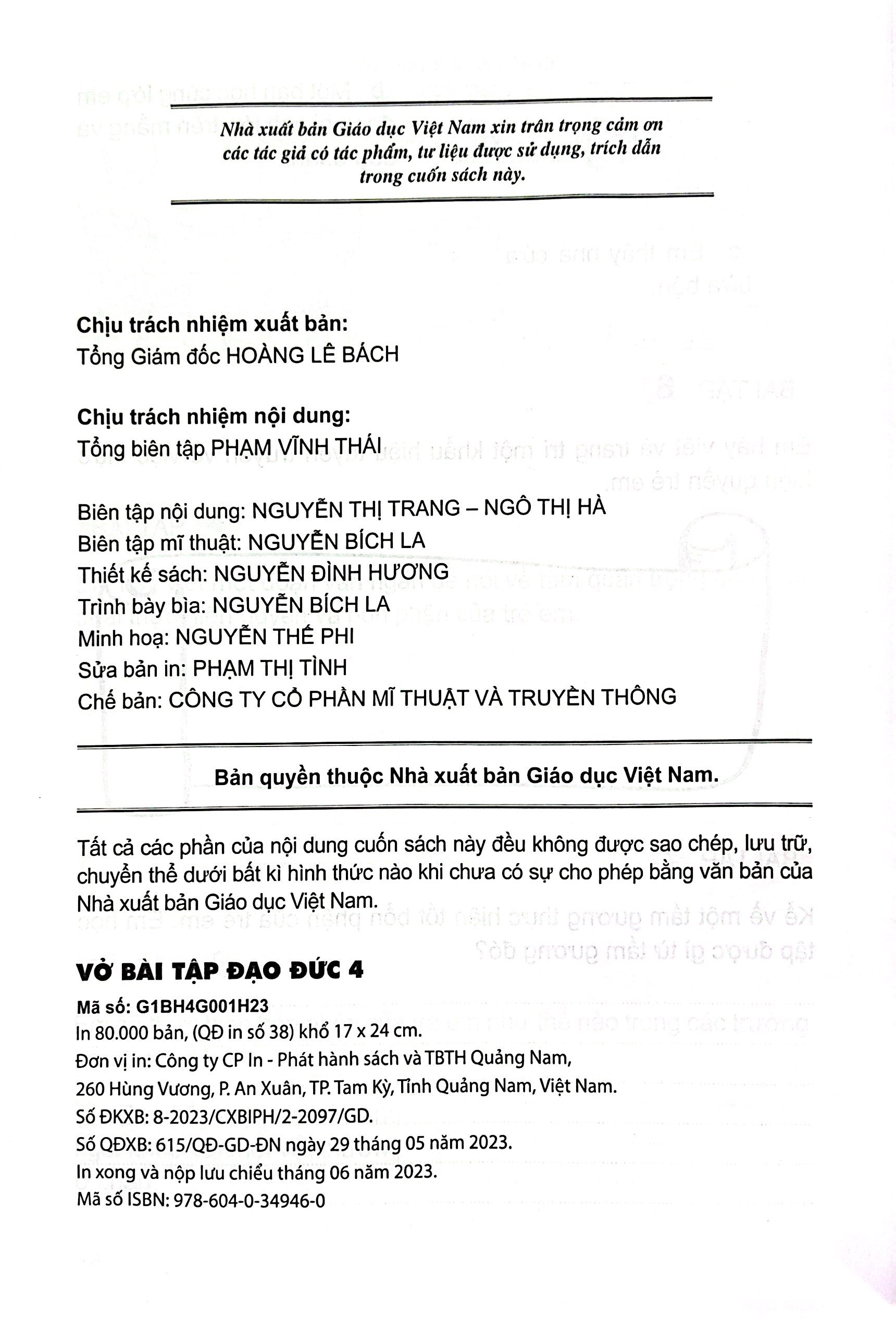 bộ vở bài tập đạo đức 4 (kết nối) (chuẩn) - Ảnh 3